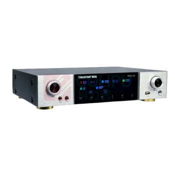 得胜 TAKSTAR 拉OK功放 EKAX-3A 480*380*90mm 双混响带音乐和录音输出反馈抑制功能家庭KTV会议背景音乐功率放大器