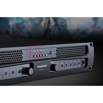 得胜 TAKSTAR 合并式四通道功放 TKA-422 480*445*90mm 220W 支持蓝牙/USB传输 教室中小型会议室KTV工程