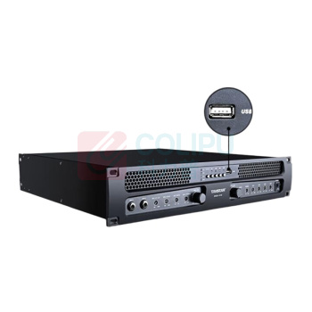 得胜 TAKSTAR 合并式四通道功放 TKA-422 480*445*90mm 220W 支持蓝牙/USB传输 教室中小型会议室KTV工程