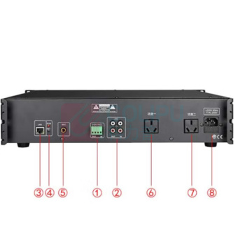 得胜 TAKSTAR 网络广播控制器 IP-01C 485*330*88mm 单路IP广播控制器