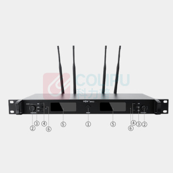 797AUDIO 专业麦克风 SH912 一拖二无线手持卡拉OK话筒