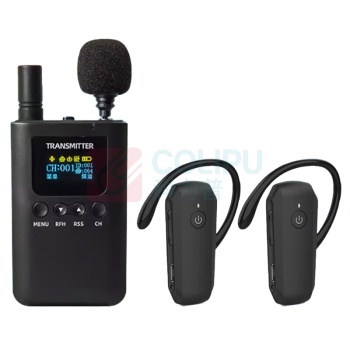 宏视道 HOSODO 无线讲解器 85T*1+85R*30 1讲30听不入耳讲解器 送充电底座收纳箱