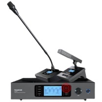 得胜 TAKSTAR 会议麦克风系统 DG-U100+DG-U100T1+DG-U100T2 DG-U100主机+DG-U100T1长杆麦+DG-U100T2方形麦 无线