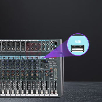 得胜 TAKSTAR 模拟调音台 XM14 14路