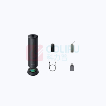 Insta360 AI录音全向麦克风 视频会议扬声器 Wave 5米 (石墨黑) 360°5米拾音 智能降噪 无线/蓝牙/USB免驱