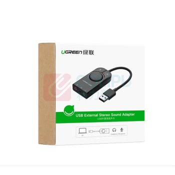 绿联 UGREEN USB外置声卡 二合一转换器外接独立声卡 50599 CM129 1米