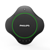 飞利浦 PHILIPS 视频会议全向麦克风套装 1个全向麦+2个收音麦 适用于60平米会议室