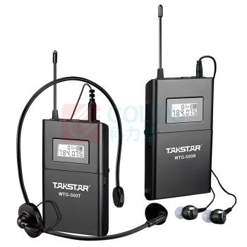 得胜 TAKSTAR 无线讲解器一对多传声系统导游教学同声传译 WTG-500 发射器+接收器