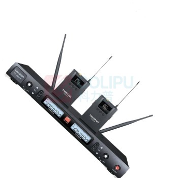 得胜 TAKSTAR 一拖二无线领夹麦 TS-8807PP 双通道UHF频段红外对频