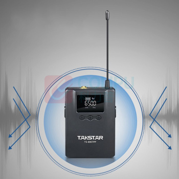 得胜 TAKSTAR 一拖二无线领夹麦 TS-8807PP 双通道UHF频段红外对频