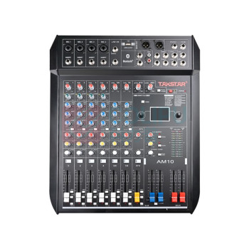 得胜 TAKSTAR 十路调音台 AM10 单声道线路增益CH LINE Gair:-13dB