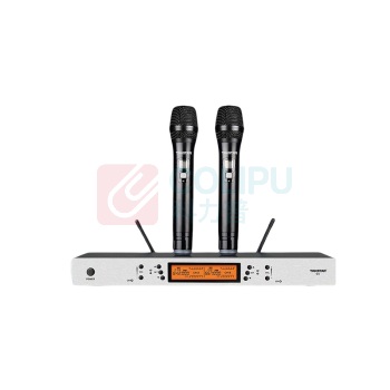 得胜 TAKSTAR 手持麦克风 G5 Takstar 无线一拖二UHF频段可调频 (黑)