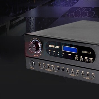 得胜 TAKSTAR 功放 EKAX-1A Takstar 合并式双混响反馈抑制 (黑)