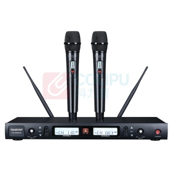得胜 TAKSTAR 无线话筒 TS-8808HH 一拖二 (黑色)