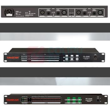 得胜 TAKSTAR 自动反馈抑制处理器 FE-224N 483x195x44mm (黑色)
