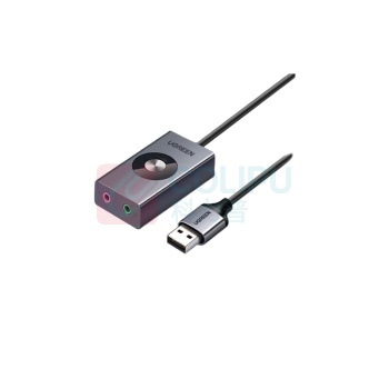 绿联 UGREEN USB7.1外置声卡 50711 CM190 (星空灰色)