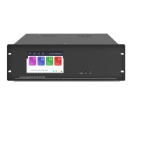 宏视道 HOSODO 高清视频矩阵插卡式有缝混合矩阵切换器 HSD-AV-HDVI-08 前置 1.8英寸 LCD