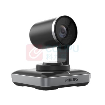 飞利浦 PHILIPS 1080P高清视频会议摄像头 0600PLUS 10倍光学变焦340°云台定位直播录播 (黑色) 无线电脑摄像头 10倍光学变焦340°云台定位直播录播