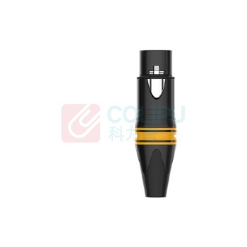 秋叶原 CHOSEAL 卡农母头高保真音频接头 QD2002B (黑色)