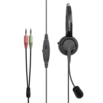 纽曼 Newmine 话务耳机 NM-HW700 3.5mm双插 单耳话务耳机 黑色