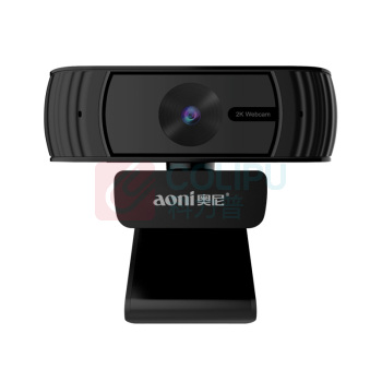 奥尼 aoni 摄像头 C39 400万 2K高清 USB 内置双麦克风 摄像头 黑色