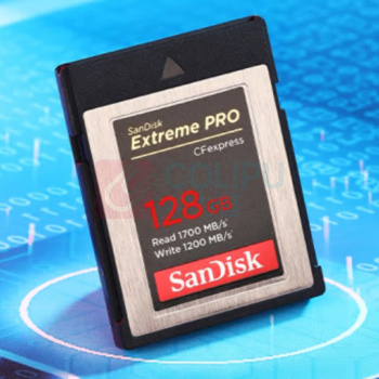 闪迪 SANDISK Type B存储卡 128GB 读1700MB/s 写1200MB/s (黑) 单位:片