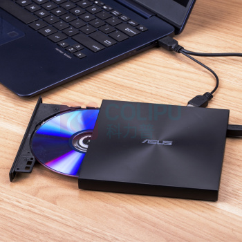 华硕 ASUS 光驱 SDRW-08U7M-U USB2.0 外置刻录机 光驱 (黑色)