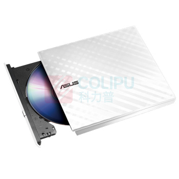 华硕 ASUS 外置刻录机 SDRW-08D2S-U 142*142*20mm 兼容苹果系统 (白色)