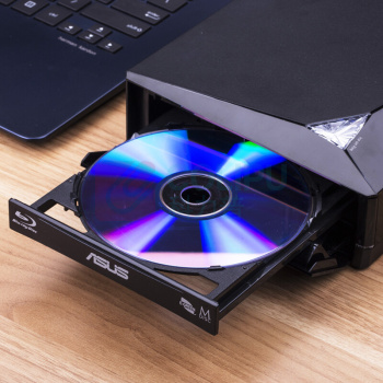 华硕 ASUS 光驱刻录机 BW-16D1H-U (黑色) 16倍速USB3.0外置蓝光