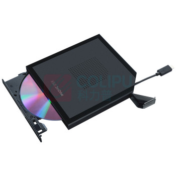 华硕 ASUS 8倍速 外置光驱 DVD刻录机 Type-C接口 线材自收纳 V1M 光影