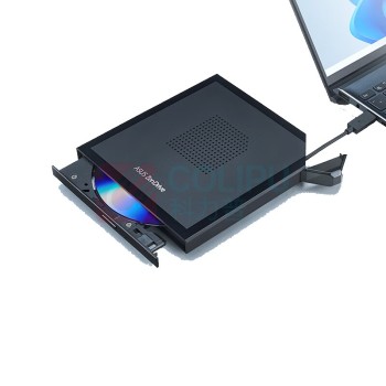 华硕 ASUS 8倍速 外置光驱 DVD刻录机 Type-C接口 线材自收纳 V1M 光影