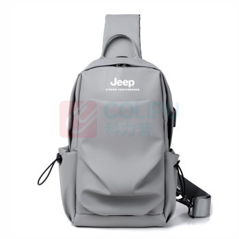 Jeep 斜跨包 P243078230 30*18*10cm (至臻黑/石墨灰) 都市新潮时尚