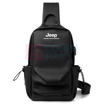 Jeep 斜跨包 P243078230 30*18*10cm (至臻黑/石墨灰) 都市新潮时尚