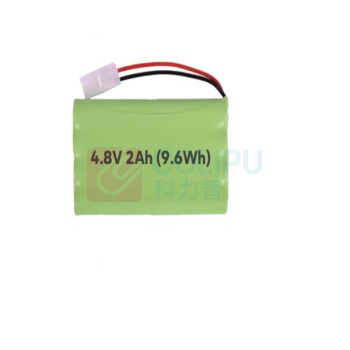 XMSJ 电池 4.8V 2Ah (9.6Wh) 1块装 (绿色)