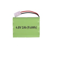 XMSJ 电池 4.8V 2Ah (9.6Wh) 1块装 (绿色)