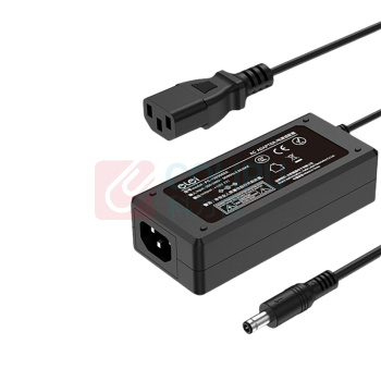 e磊 电源适配器 5.5*2.5 12V 5A 60W 线长1.2m 品字弯头ht