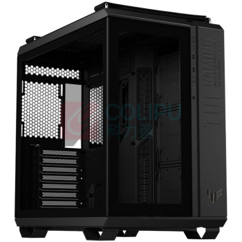华硕 ASUS 弹药库机箱 双仓设计/免工具拆卸/黑色海景房/创新散热/GPU支架 TUF GAMING GT502