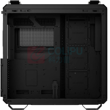 华硕 ASUS 弹药库机箱 双仓设计/免工具拆卸/黑色海景房/创新散热/GPU支架 TUF GAMING GT502