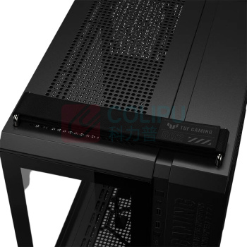 华硕 ASUS 弹药库机箱 双仓设计/免工具拆卸/黑色海景房/创新散热/GPU支架 TUF GAMING GT502