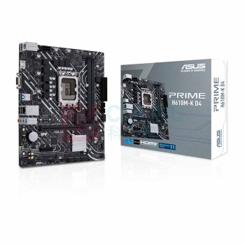 华硕 ASUS 主板 PRIME H610M-K D4 支持 CPUG7400/G6900/12100F