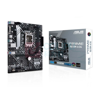 华硕 ASUS cpu PRIME H610M-A G6900/12400F/12100F/13100F D4主板