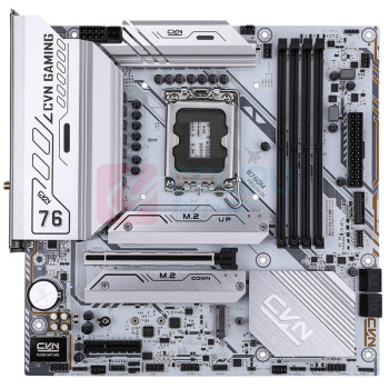 七彩虹 Colorful 主板 CVN B760M FROZEN WIFI D5 V20 CPU插槽:LGA 1700 内存类型:DDR5 支持PCIe协议:支持PCIE5.0 板型:M-ATX(紧凑型) 芯片组:B760
