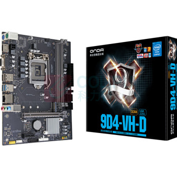昂达 ONDA 主板 9D4-DVH LGA 1151 DDR4 支持PCIE3.0 M-ATX(紧凑型)
