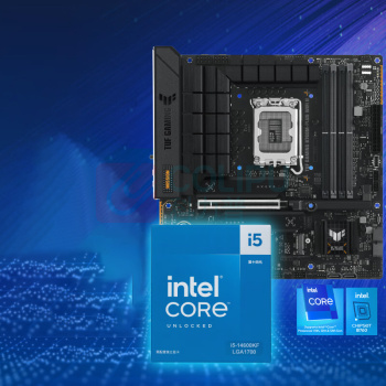 华硕 ASUS 主板cpu套装 B760M-PLUS WIFI II 重炮手+14600KF