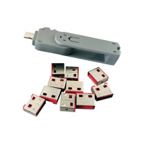 全桂 USB端口阻塞器 ZH406 10个塞头+1把工具