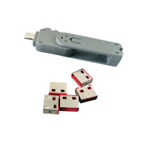 全桂 USB端口阻塞器 ZH408 5个塞头+1把工具