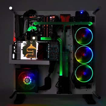 Thermaltake 额定500W Toughpower GX1 RGB 500 电脑电源(80PLUS金牌/256色灯效/日系主电容/温控) PS-TPD-0500NHFAGC-1