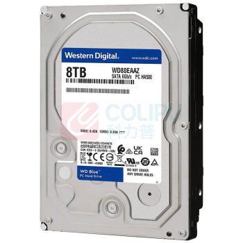 西部数据 WD 机械硬盘蓝盘 WD80EAAZ 8TB