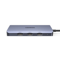 绿联Type-C扩展坞HDMI投影拓展坞VGA高清转换器USB转接头PD充电器通用Mac笔记本电脑转接口扩展器