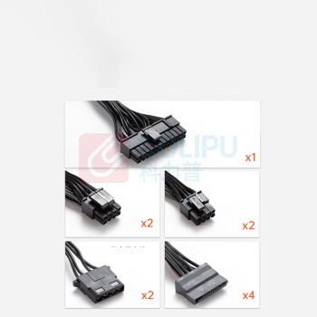 金河田 台式电脑电源 平行世界G550W 中国质量认证CQC&80PLUS白牌认证/大单路12V/兼容4060TI (黑色)